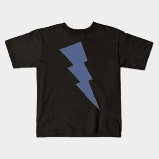 Blue Lightning bolt Kids T-Shirt